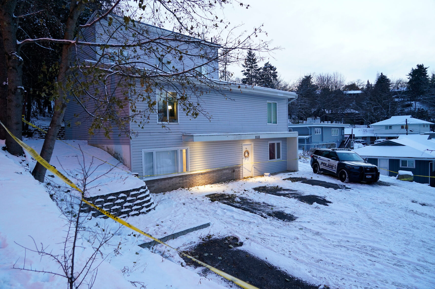 Roommate who survived Idaho student killings saw figure dressed in black clothing and a mask, affidavit says